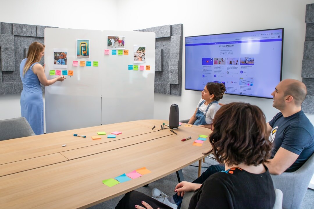 video team brainstorming